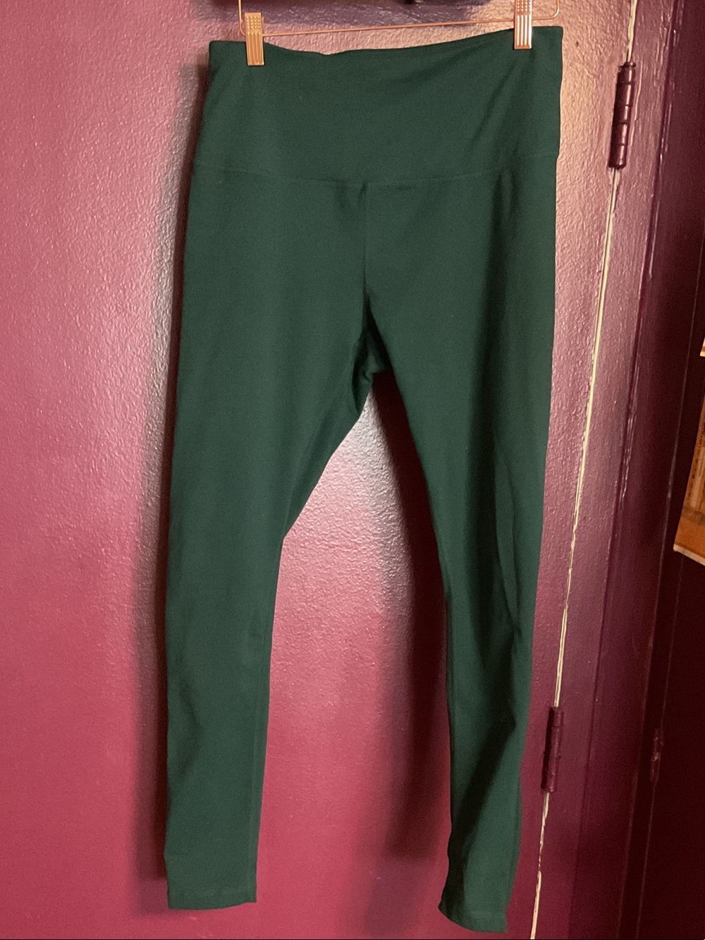 Zella Dark Green High-Waist Leggings